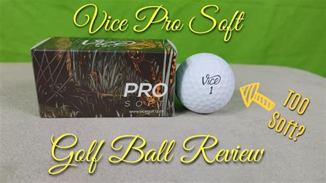 vice pro soft tester|pro soft golf ball review.